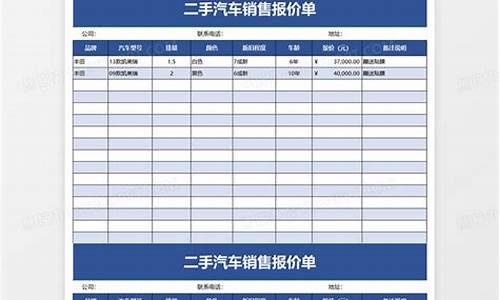 二手qq汽车报价表_二手qq汽车报价表大全